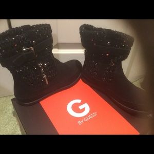 Brand New Size 9 Guess Sequin Sweater Bootie